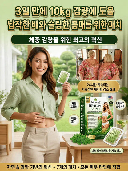 【3일 누워만 있어도 10kg 감량】 나노 지방 연소 패치