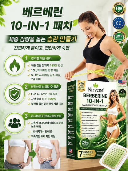 【3일 누워만 있어도 10kg 감량】 나노 지방 연소 패치